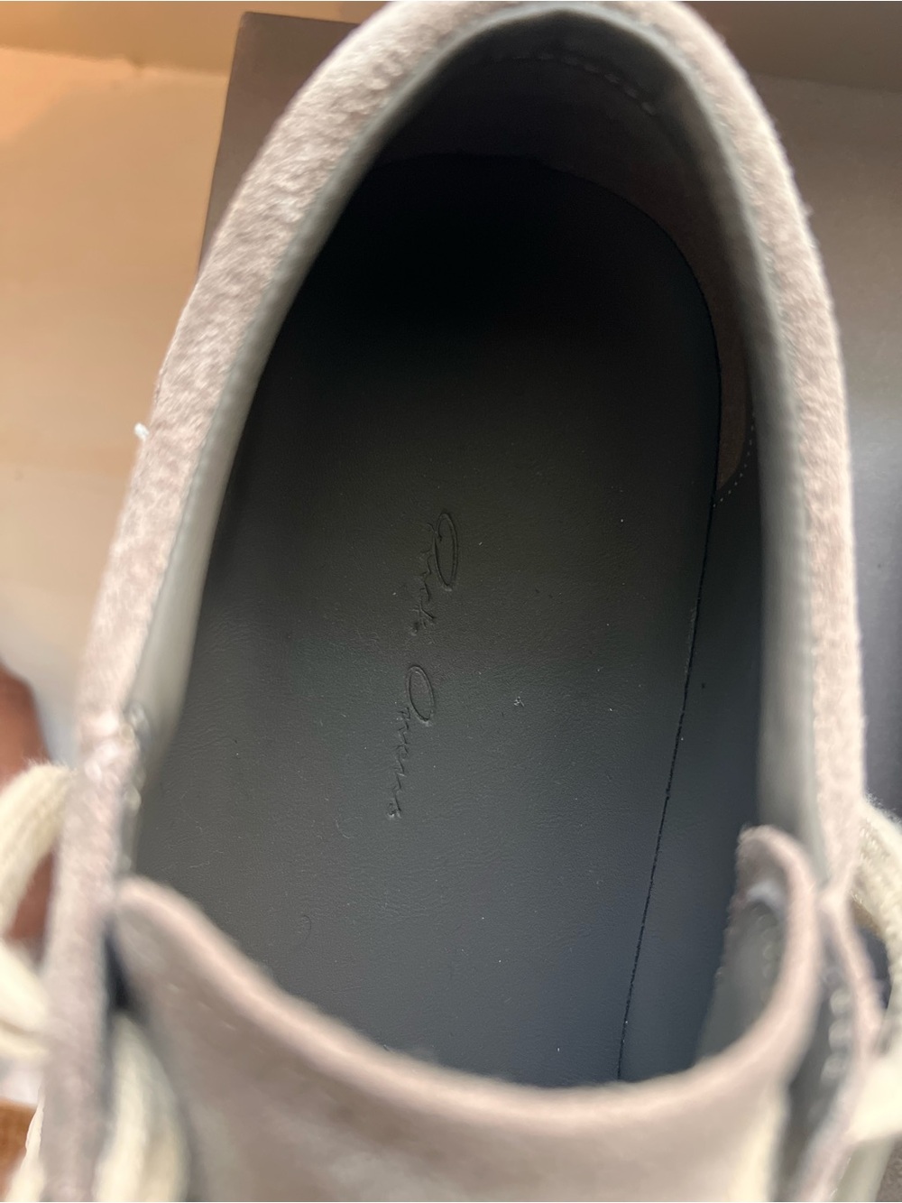 Rick Owens Canvas Light Brown Men Size 11 - Picture 7 of 9